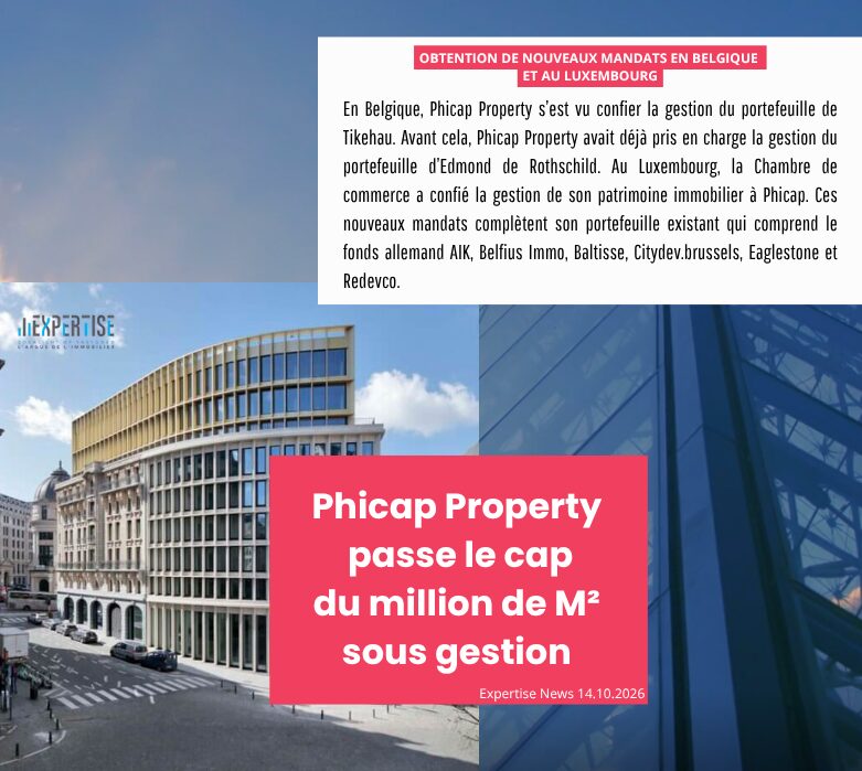 Phicap Phicap Property dépasse le cap du million de m² sous gestion
